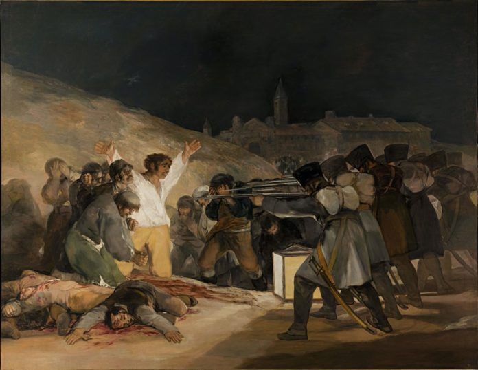 Firing Squad painting by Goya.
