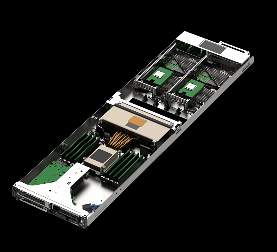 AWS Server Chassis containing AWS Nitro SSDs