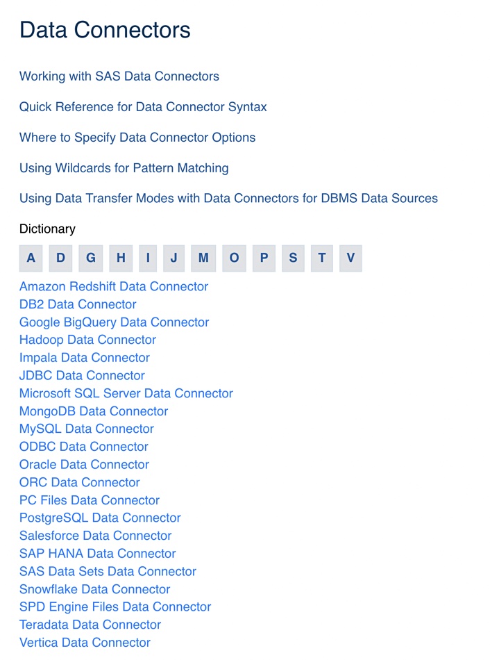 Connectors for SAS Viya, coming to SingleStore