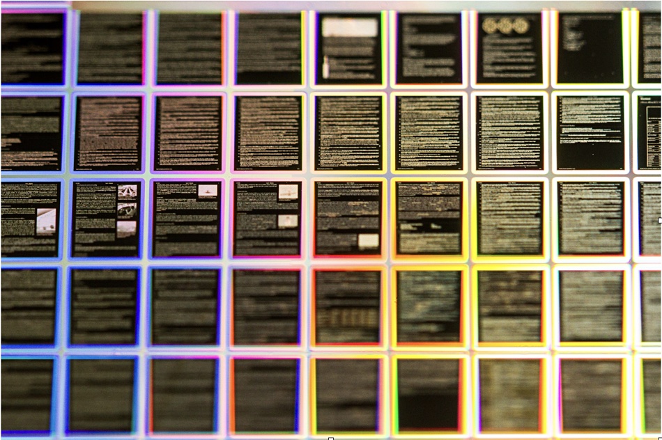 Nanofiche pages