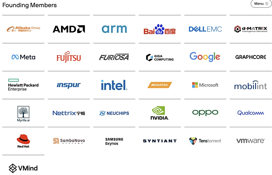 MLCommons founding members