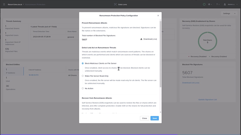 Nutanix Data Lens