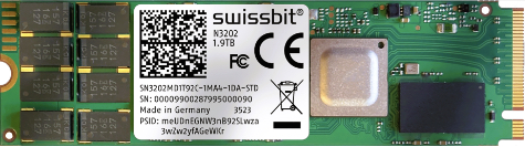 Swissbit SSD storage