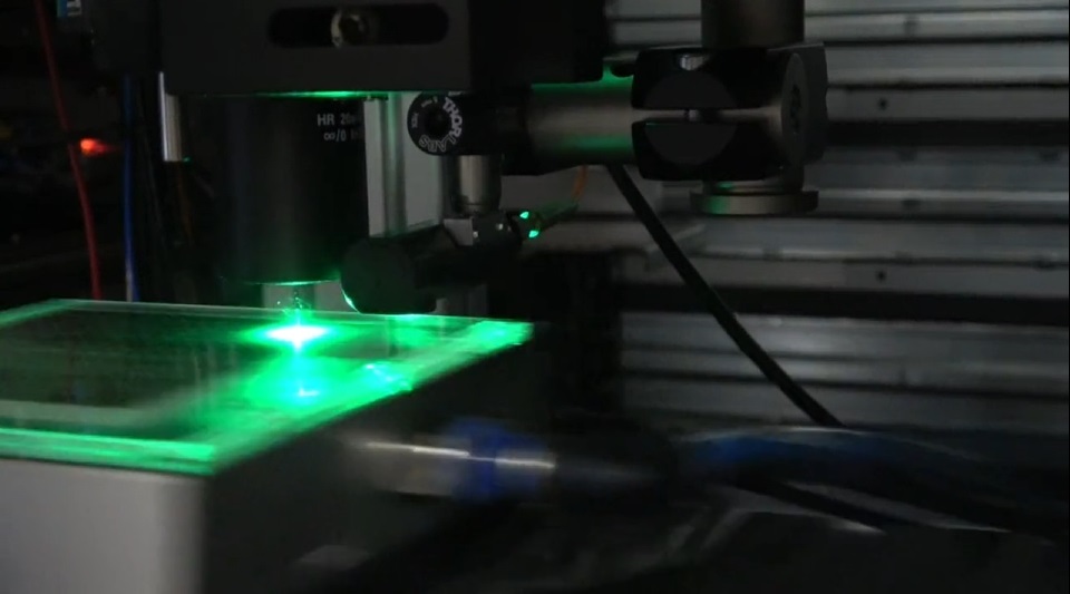 Cerabyte laser writing