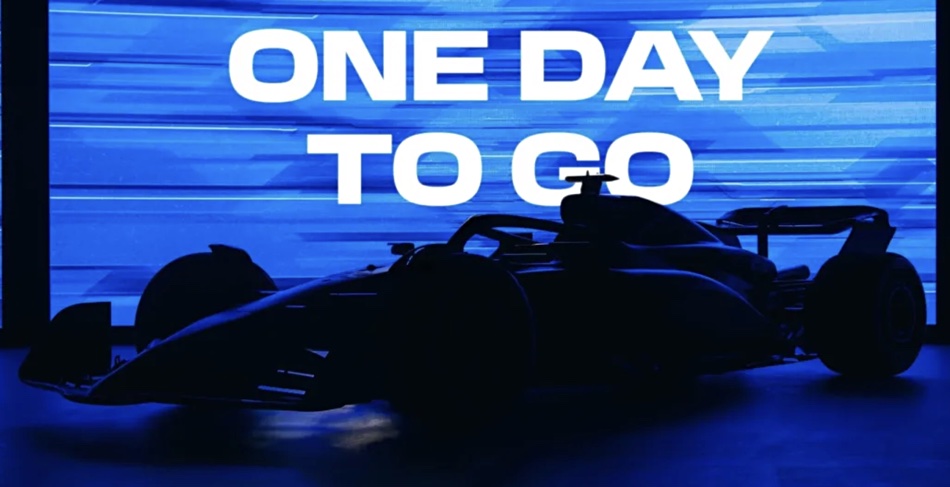 The yet-to-be revealed FW46 car for the 2024 season