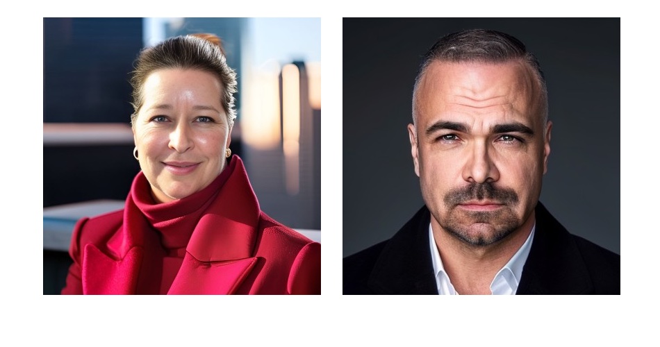 Storage execs Petra Davidson and Thoma Morelli