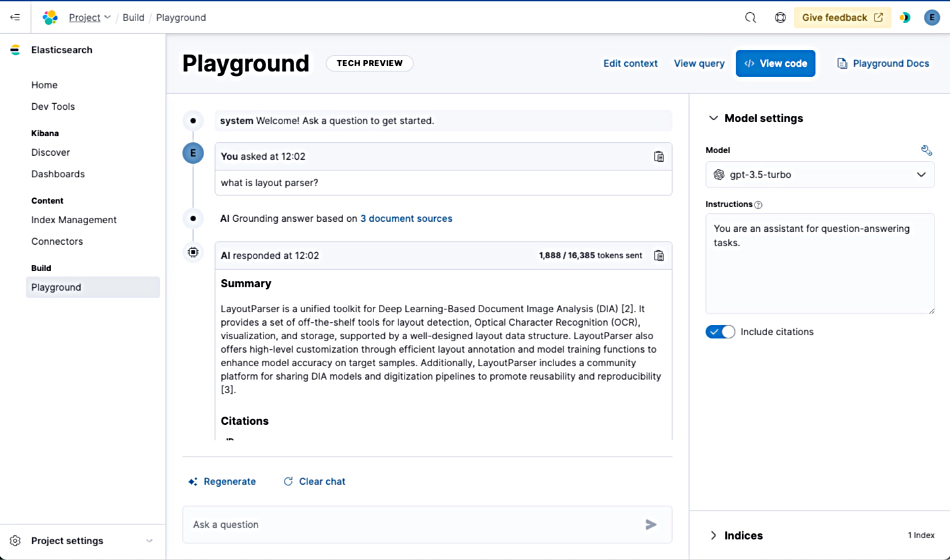 Elastic Playground