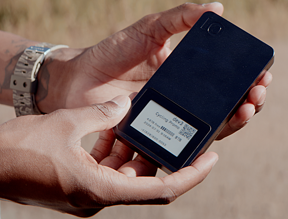 Iodyne Pro Mini showing display