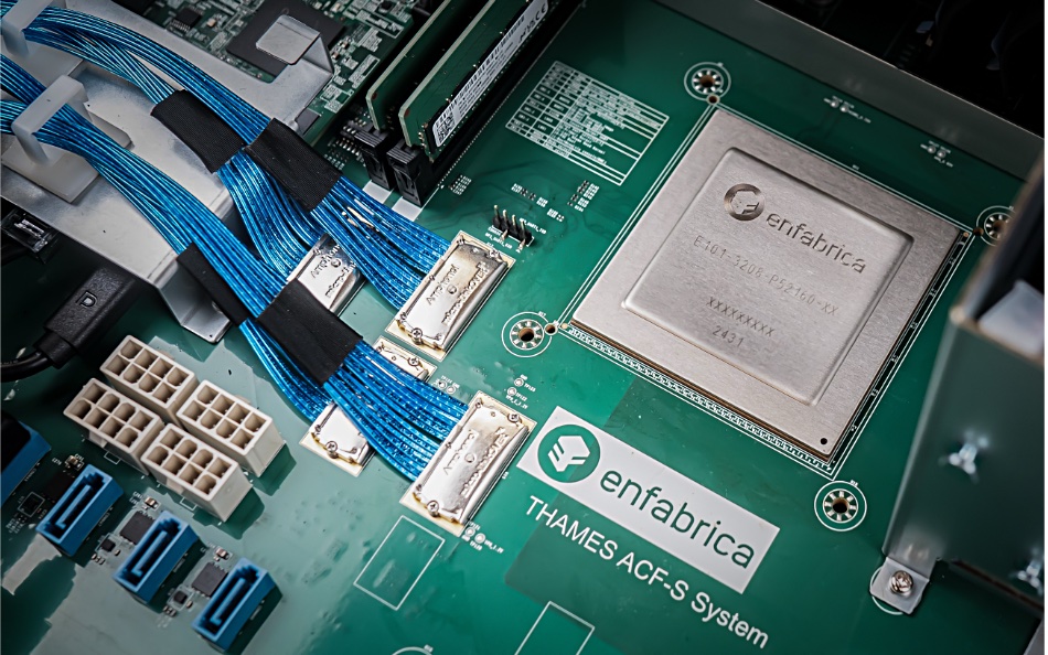 Enfabrica ACF-S chip in server